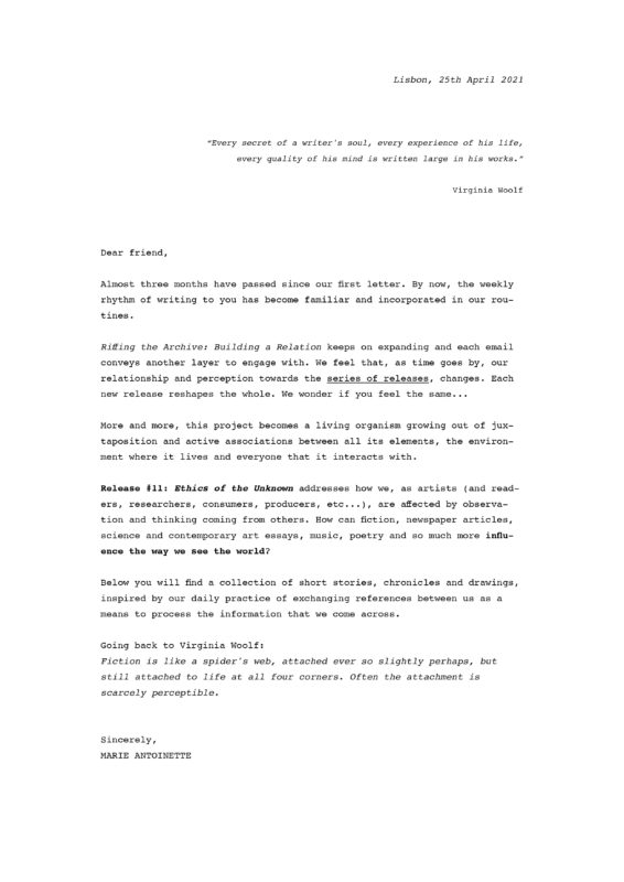 Letter Release 111