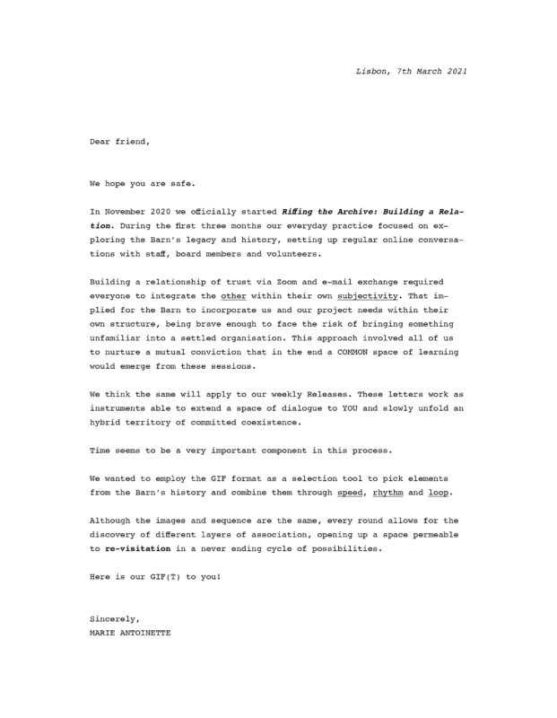Letter Release 4