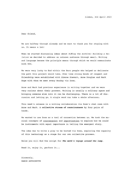 Letter Release 8